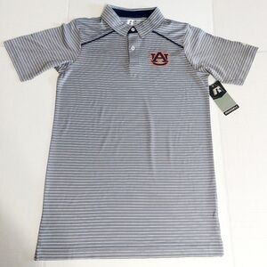Auburn Tigers Polo Russell Athletic Polo Shirt Size Small Short Sleeves
